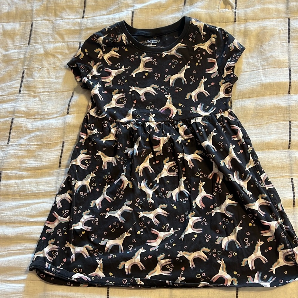 Old Navy Unicorn Short Sleeve Dress